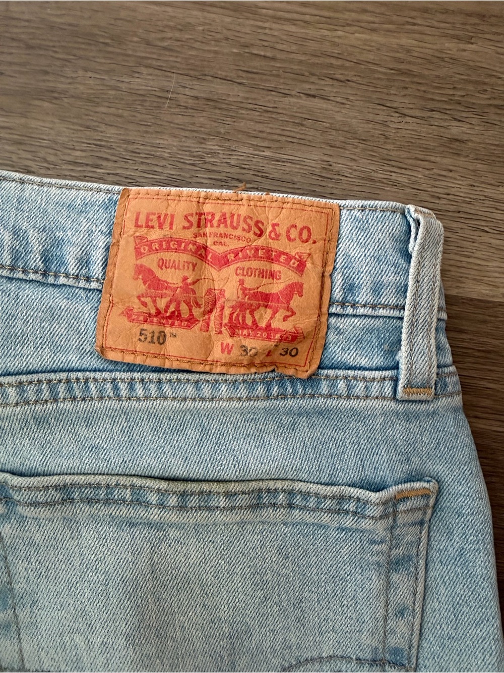 Levi's Light Blue Skinny Jeans - Picture 3 of 3